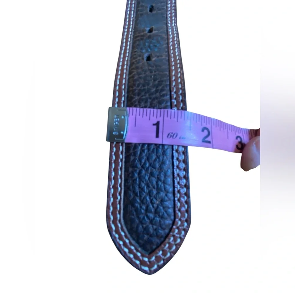 ARIAT Men's Two-Tone Oiled Leather Belt size 32 - Picture 3 of 9